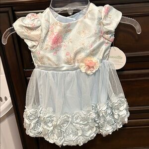 Nanette Baby Pastel Floral Formal Dress
